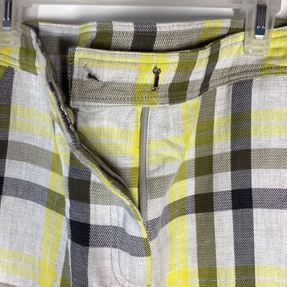 Current Air Los Angeles Plaid striped straight leg pants Size Medium - Picture 7 of 15